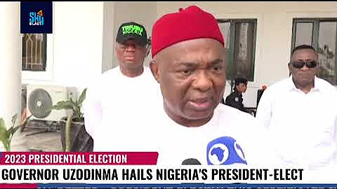 Gov. Uzodinma Hails Nigeria's President-Elect, Bola Tinubu