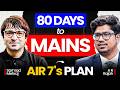 AIR 7's 80-Day Plan for UPSC Mains 2026 Post Prelims | GS, Essay, Ethics Strategy | Sarmad Mehraj