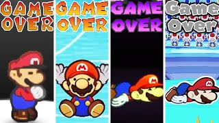 Evolution of - Game Over in Paper Mario Games