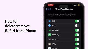 How To Delete/Remove Safari From iPhone 2025 | Disable Or Restrict Safari On iPhone