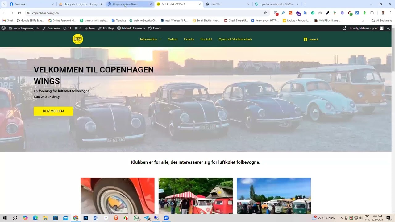 Wordpress Database malware remove wordfence and Manually