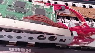 Korg X50 - Como desmontar o Sintetizador Korg X50