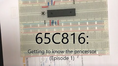 65C816: Getting to know the proccessor