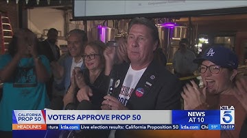 California voters approve prop 50