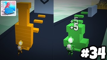 Satisfying Colourful Gameplay | Stack Colors | Levels 331-340 | Ep-34 |🚶🔥