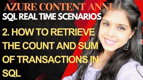 2. How to Get the number of transactions and sum of transactions by each customer