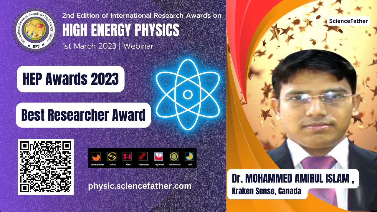 Sciencefather.com,  Dr. Mohammed Amirul Islam, Kraken Sense, Canada | Best Researcher Award