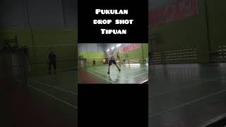 Mantap drop shot nya tipis #badminton
