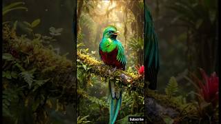 Amazon Jungle Ka Sabse Khubsurat Bird 😍 | Resplendent Quetzal Ka Rahasya 🦜 #Quetzal #facts #shorts