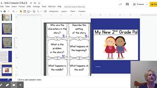 Oct. 6 - Unit 2 Lesson 2 RL2.5 - Google Slides