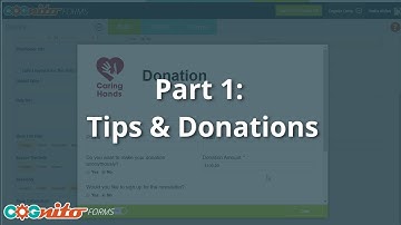 Creating Payment Forms Part 1: Tips & Donations