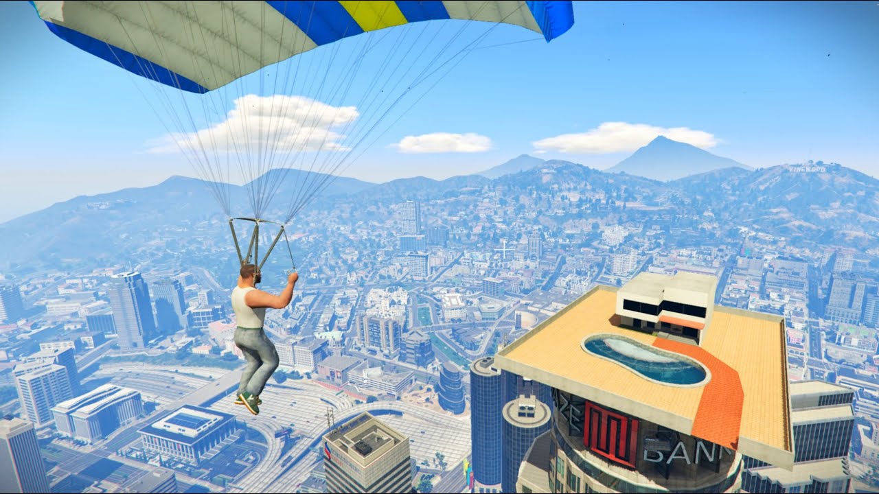 Franklin House Stuck in GTA 5 - INDIAN BIKE DRIVING 3D