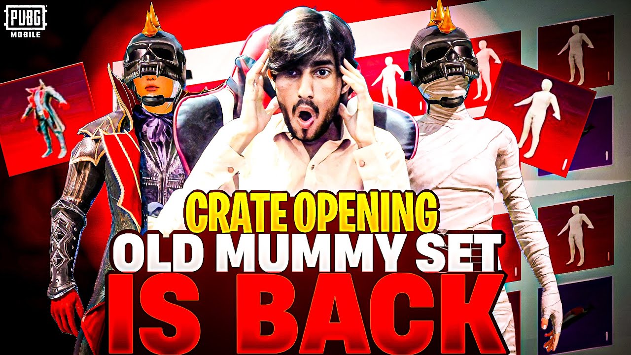 Mummy Set Crate Opening || PUBG MOBILE