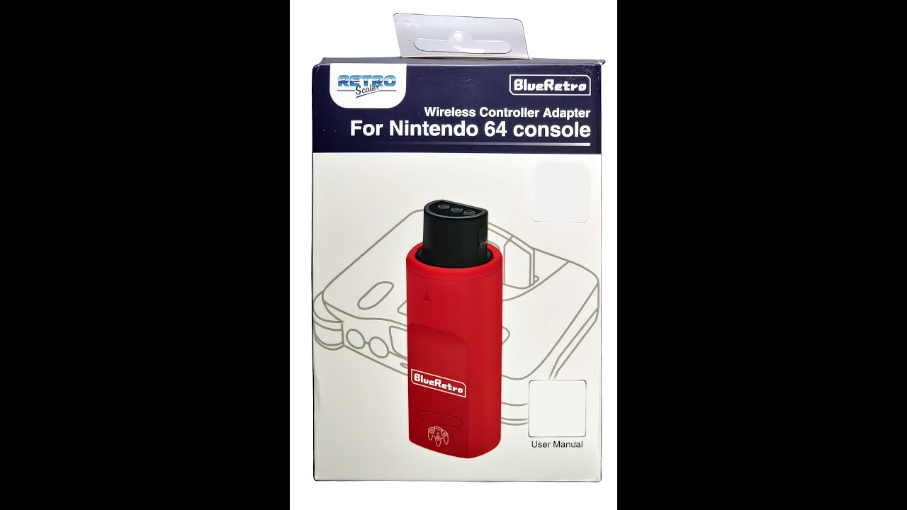 Adaptador BlueRetro 1 Mando Bluetooth Nintendo64 Servitae