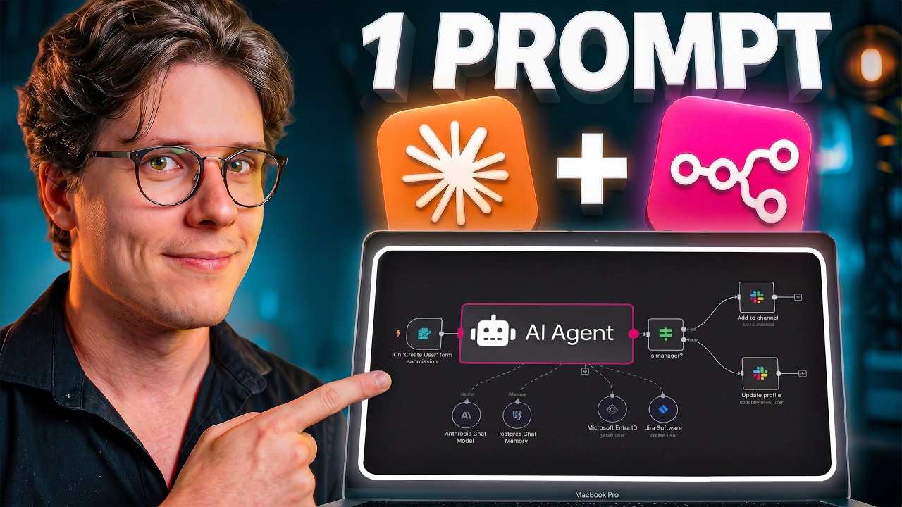 Comment TOUT Automatiser en 1 Prompt | de A à Z (Claude Code + n8n) !