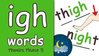 igh Words | Phase 3 Phonics