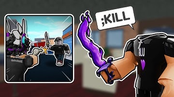 I used ADMIN in MM2 Aim Trainer.. (FUNNY)