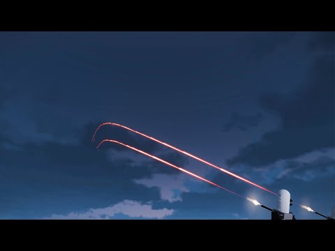 U.S. Air Defense System in Action - Shooting Down Jet and Drones - Phalanx CIWS - ARMA 3