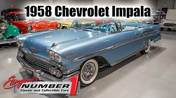 1958 Chevrolet Impala Convertible - FOR SALE at Ellingson Motorcars in Rogers, MN