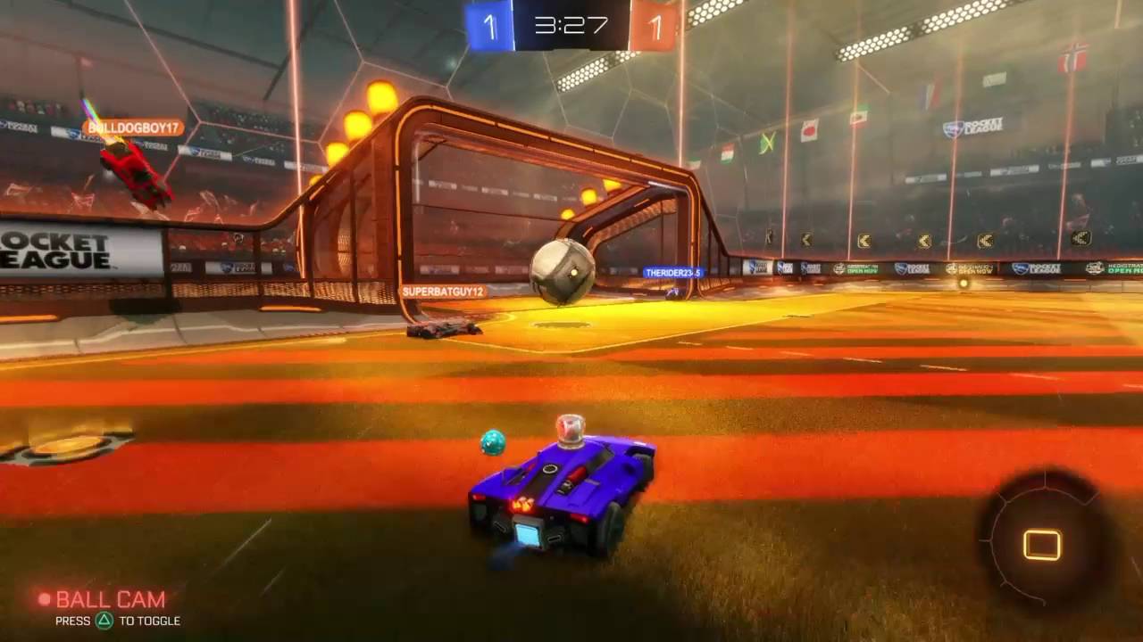 Rocket league with TheRider2345 my first games