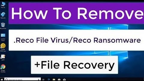 How to Remove Ransomware Virus | recover encrypted file | in easy steps 100% Free | 2019