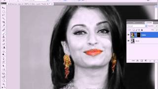 16-Color to Black and White Photoshop Tutorial in Telugu