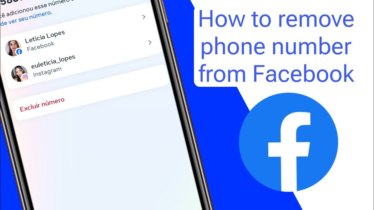 How to remove phone number from Facebook - YouTube