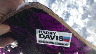 My first snow skate session of the 2020 Season!  Vote4Barry