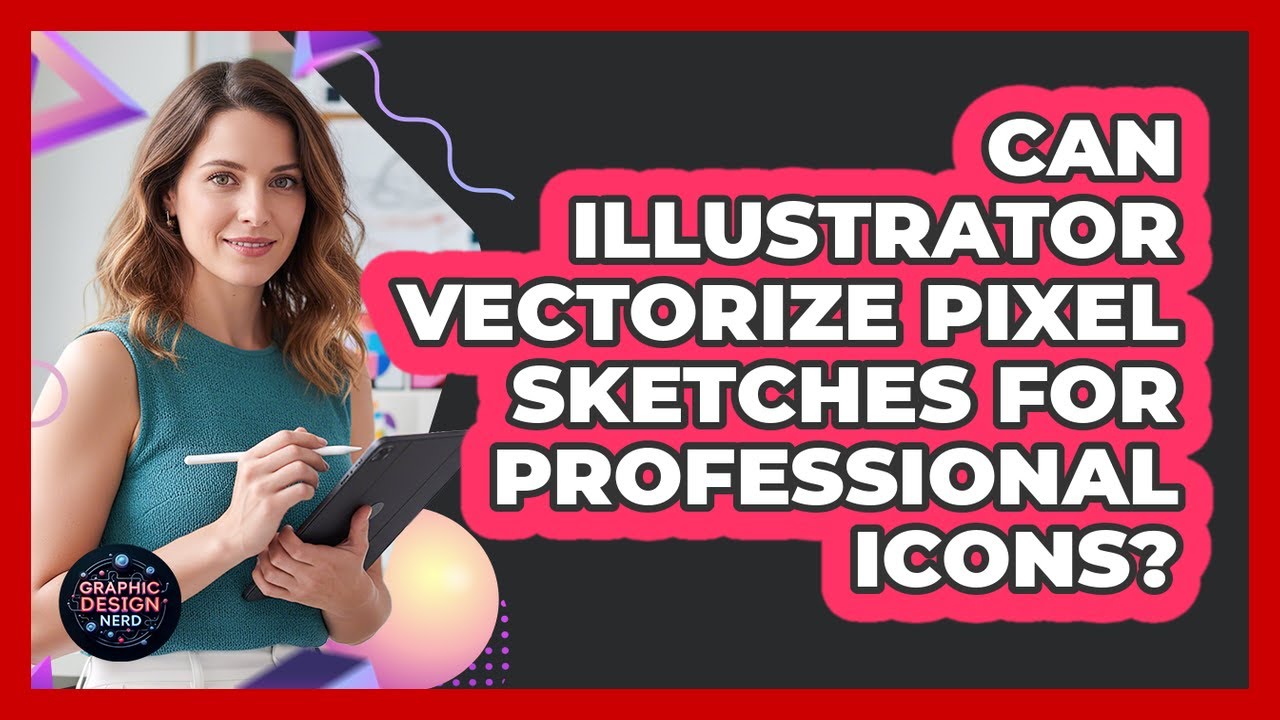 Can Illustrator Vectorize Pixel Sketches For Professional Icons? - Graphic Design Nerd