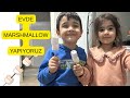 EVDE KIZARMIŞ MARSHMALLOW YAPIYORUZ ‼️