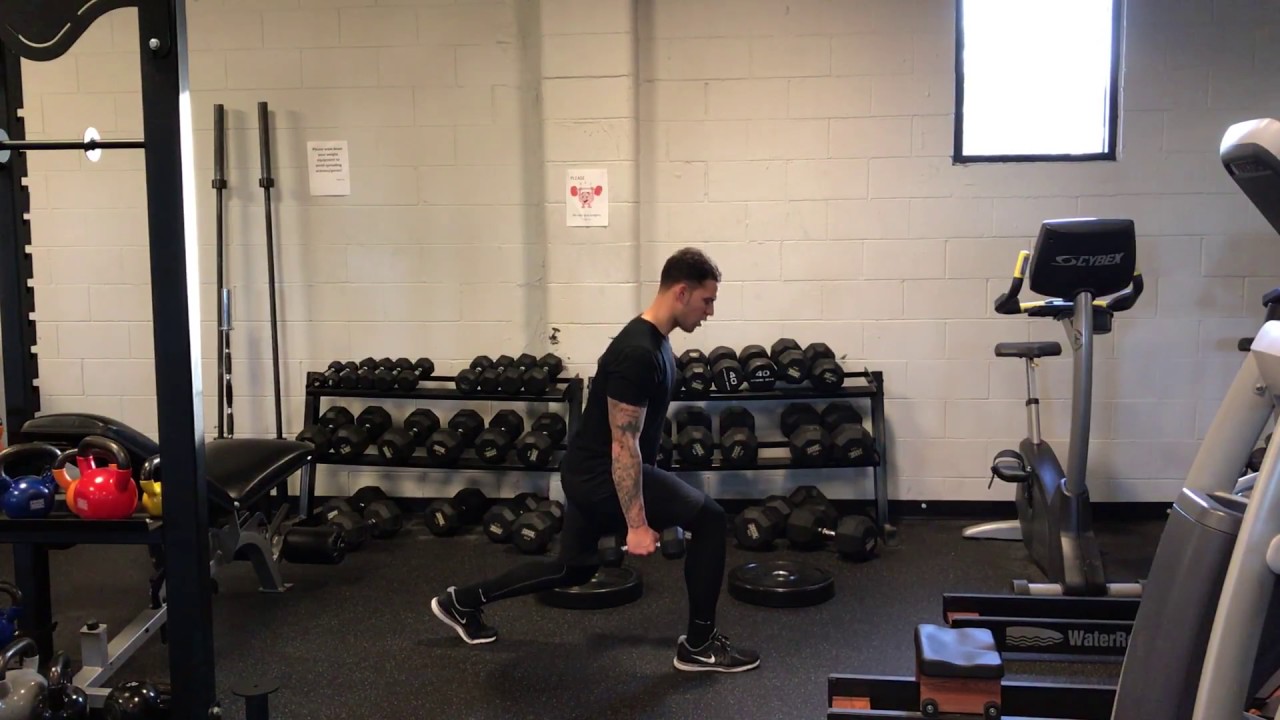 Exercise Demo: Dumbbell Split Squat - YouTube