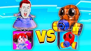 😱 ЭПИЧНАЯ БИТВА ! Лаки Блок Кукла Poppy Playtime vs Лаки Блок МАСКА в Майнкрафт ! Chapter 3