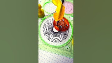 Spirograph Ruler Magic🌀 Pure Geometry Bliss #spirograph #oddlysatisfying #relaxingart #shorts