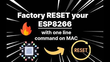 🔌💡 Learn How to Reset ESP8266 with a Single Line Command on Your Macbook ! 🖥️🔧