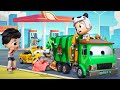 Garbage Truck Fight | Kids Learn to Count |  Pat A Cake | Learn Shape #appMink Kids Song & Nursery