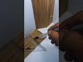 Quick Way to Measure Wood Angles #woodworking #woodwork #carpentry #homedecor #diy #tips #shorts