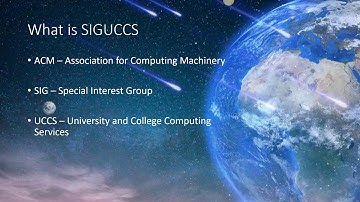 SIGUCCS 2018 Conference Newcomers Webinar