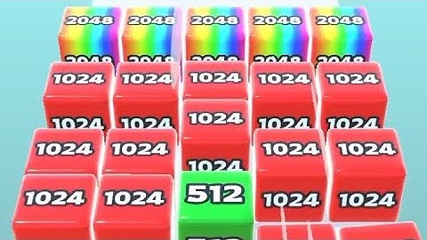 Jelly Run 2048 New update Gameplay Level 105