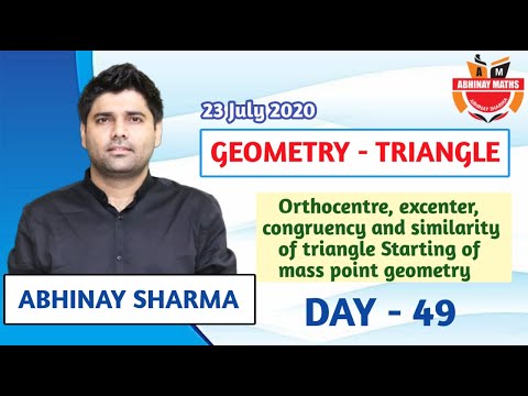 Very important properties of triangle by Abhinay Sharma