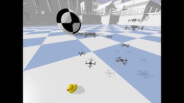 【Bullet Physics ExampleBrowser using OpenGL3+ [btgl]  -gym-pybullet-drones-  fly】