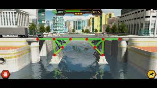 Bridge construction lvl 5: 3 star solution