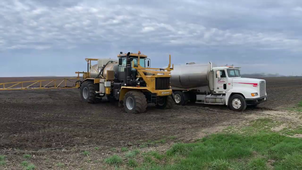 Colby AgTech Segment commercial sprayer operation, Terragrator 8400B ...