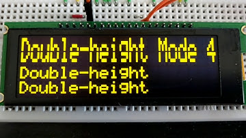 NHD-0420 4x20 OLED with Parallax Propeller