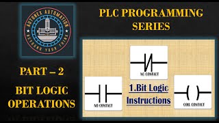 BIT LOGIC OPEARTIONS | PLC Programming Series Part-2 | Siemens PLC Tutorial