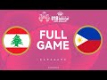 LIVE - Lebanon v Philippines | FIBA U18 Women&#39;s Asia Cup 2024 | Divison B