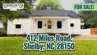 Is 412 Miles Road in Shelby, NC, the Investment You Need? 💼