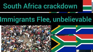 South Africa crackdown immigrants flee 
