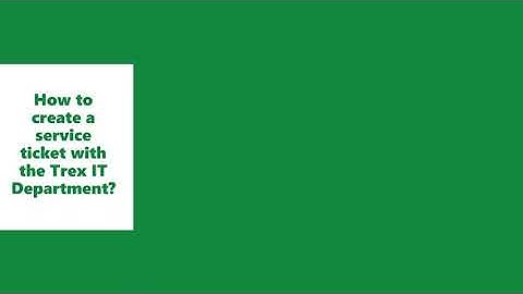 How do I create a service ticket?