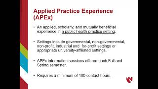 UNMC College of Public Health MPH Degree Program