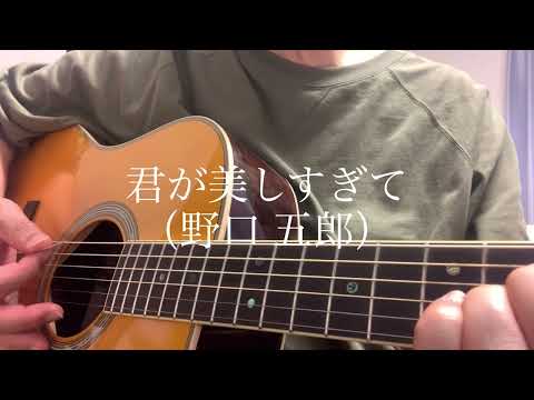 【俺流】野口五郎「君が美しすぎて」弾き語りカバー